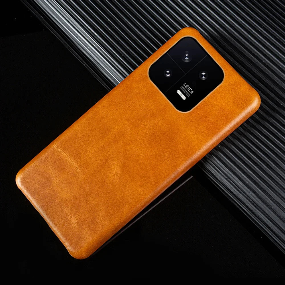 Cover Genuine Bovine Leather (Xiaomi 11/12/13/14/15/T/T Pro/Ultra/Pro Max/X6 Pro/X7 Pro)