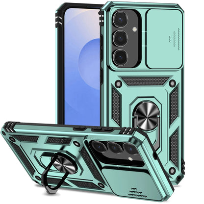 Cover Titan Ring Armor (Ring Holder & Lens Protect) (Samsung Galaxy S25FE/S25Edge/A17/A07/A56/A26/A36/A16/A06/S25FE)