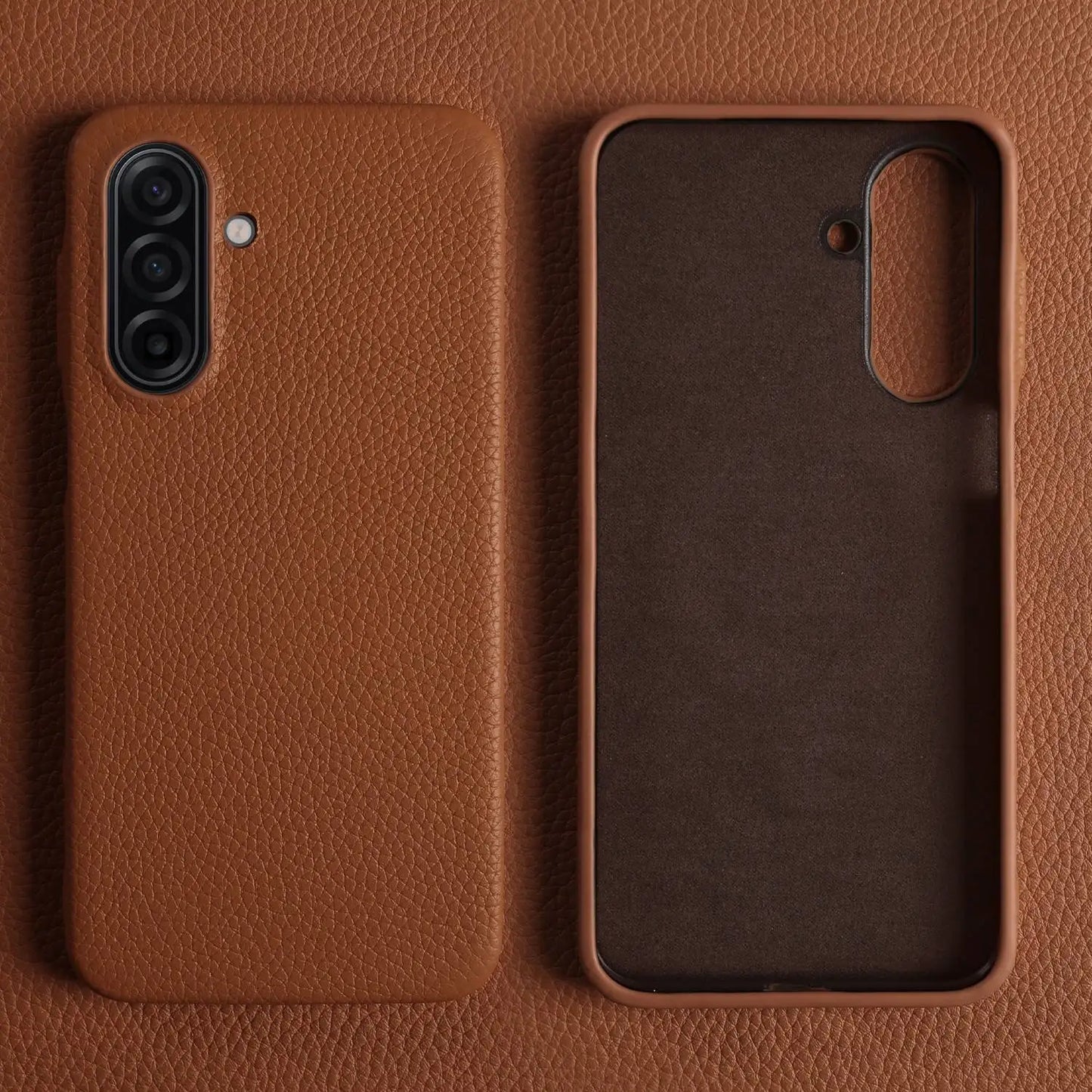 Cover Urban Luxe Wrapped (Genuine Leather Full) (Samsung Galaxy A17/A07/A26/A36/A56/A15/A53/A24)