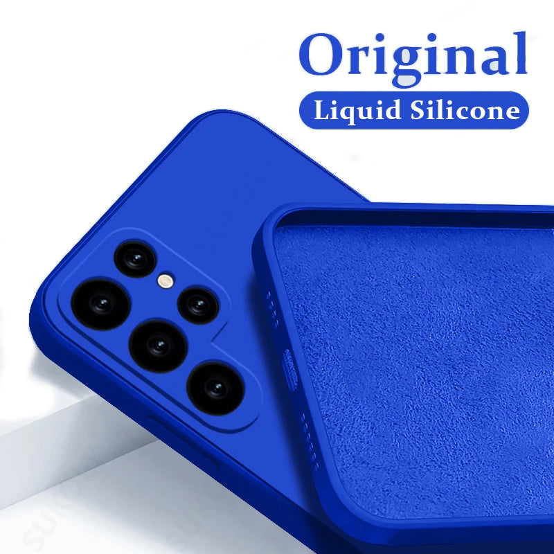 YISHANGOU - Cover Cloud Liquid Shell (Samsung Galaxy S22/S24/Ultra/S23/S20/S21FE/S25 Edge/A17/A52/A55/A53/A54/A56/S26/A37/A57)