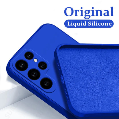 YISHANGOU - Cover Cloud Liquid Shell (Samsung Galaxy S22/S24/Ultra/S23/S20/S21FE/S25 Edge/A17/A52/A55/A53/A54/A56/S26/A37/A57)