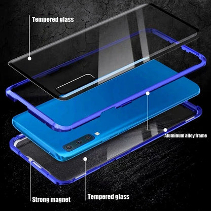 Cover 360° Metal & Glass Magnetic Case 8Xiaomi 14T Pro/13T/11T / Redmi Note 13/12/11/10/9S/8 Pro)