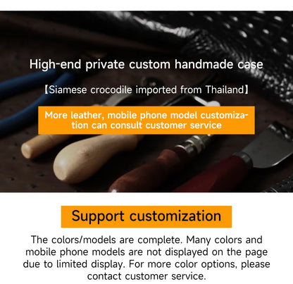Cover Genuine Crocodile per Samsung Galaxy S26, S25, S24, S22, S21, S23, Ultra, Plus, S25Ultra, S24Ultra, A55