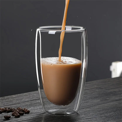 AeroGlass™ - Bicchiere e Tazza Termica a Doppia Parete 80/150/250/350/450ml