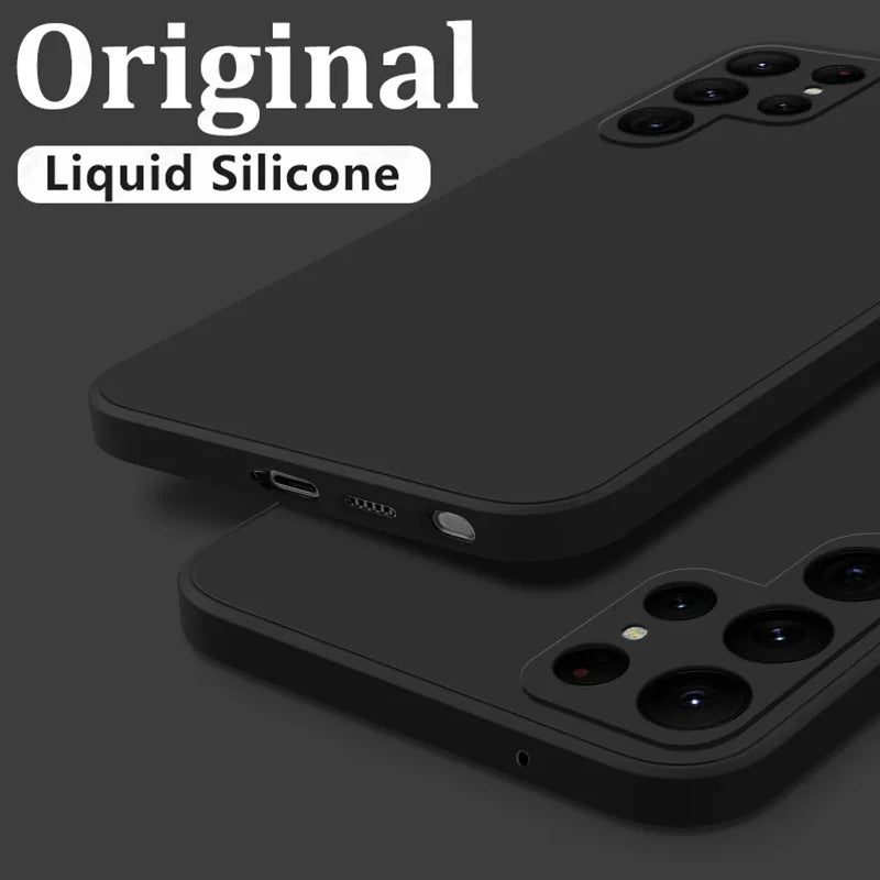 YISHANGOU - Cover Cloud Liquid Shell (Samsung Galaxy S22/S24/Ultra/S23/S20/S21FE/S25 Edge/A17/A52/A55/A53/A54/A56/S26/A37/A57)