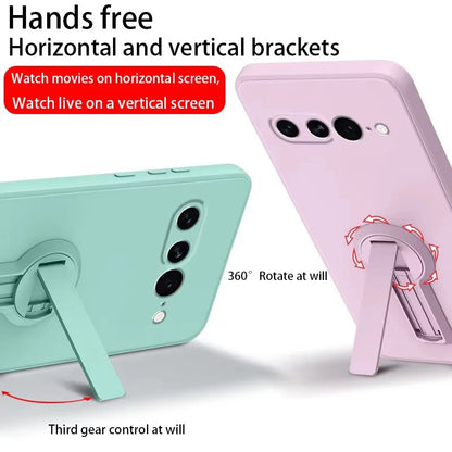 Cover in Silicone con Supporto (Google Pixel 6/6A/7/7A/8/8A/9/9A/10 Pro XL/10Pro)