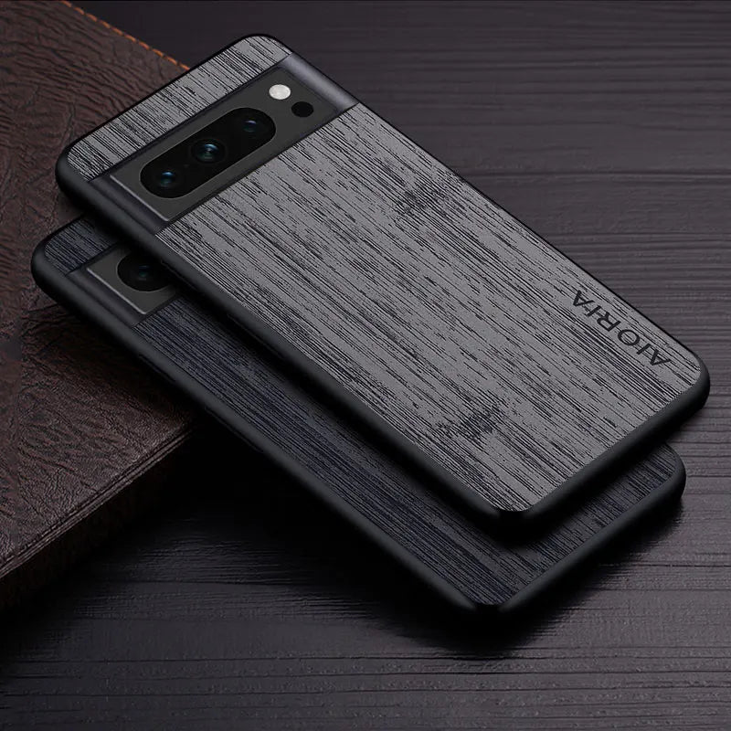 Cover in Legno di Bambù Hybrid (Google Pixel 8 Pro)