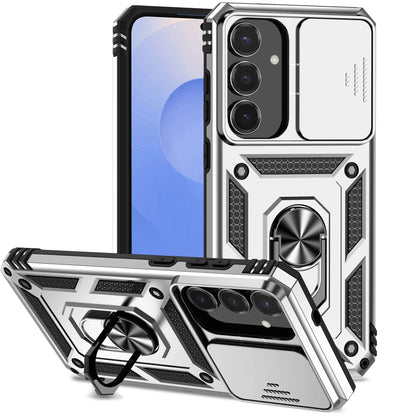 Cover Titan Ring Armor (Ring Holder & Lens Protect) (Samsung Galaxy S25FE/S25Edge/A17/A07/A56/A26/A36/A16/A06/S25FE)