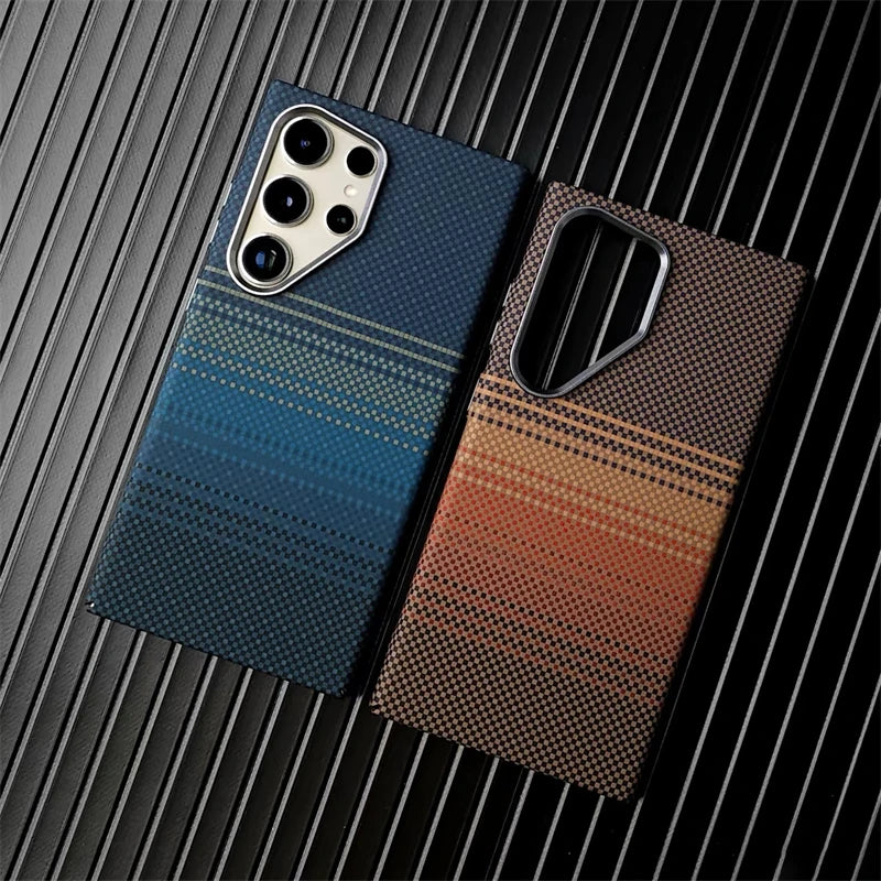 Cover Mag Carbon Alloy (MagSafe + Alloy Lens) (Samsung Galaxy S26Ultra/S26/S25/S24/S23/Ultra/Plus)