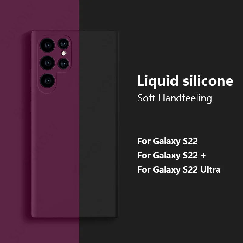 YISHANGOU - Cover Cloud Liquid Shell (Samsung Galaxy S22/S24/Ultra/S23/S20/S21FE/S25 Edge/A17/A52/A55/A53/A54/A56/S26/A37/A57)