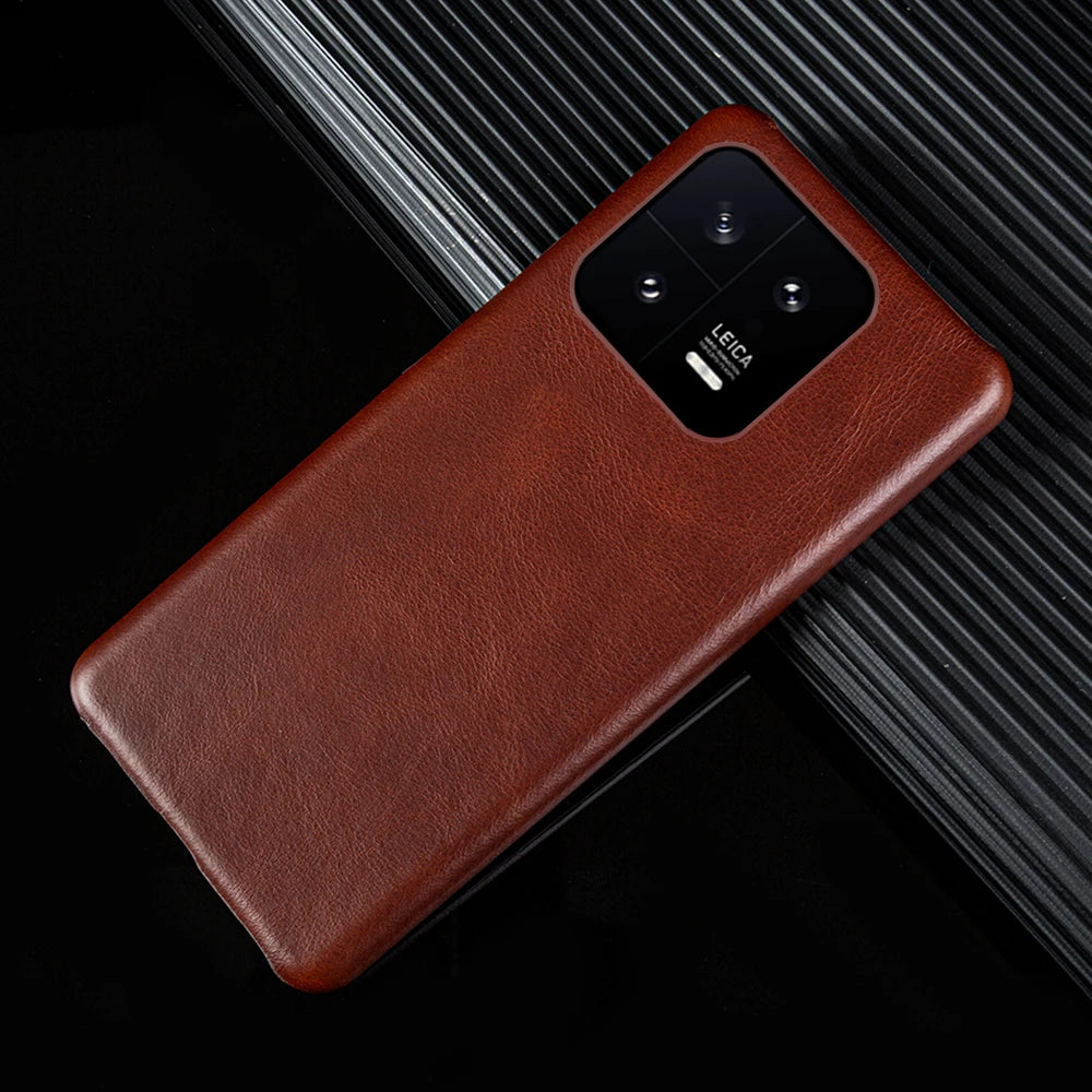 Cover Genuine Bovine Leather (Xiaomi 11/12/13/14/15/T/T Pro/Ultra/Pro Max/X6 Pro/X7 Pro)