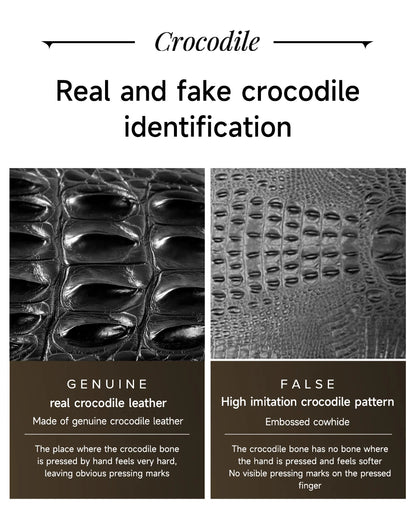 Cover Genuine Crocodile per Samsung Galaxy S26, S25, S24, S22, S21, S23, Ultra, Plus, S25Ultra, S24Ultra, A55