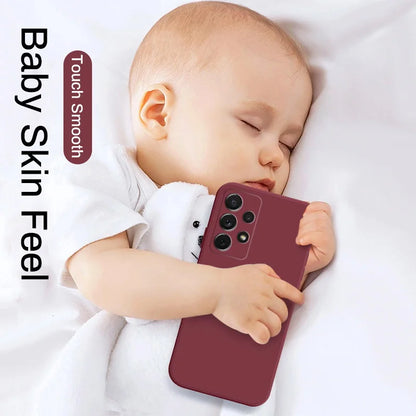 YISHANGOU - Cover Cloud Liquid Shell (Samsung Galaxy S22/S24/Ultra/S23/S20/S21FE/S25 Edge/A17/A52/A55/A53/A54/A56/S26/A37/A57)
