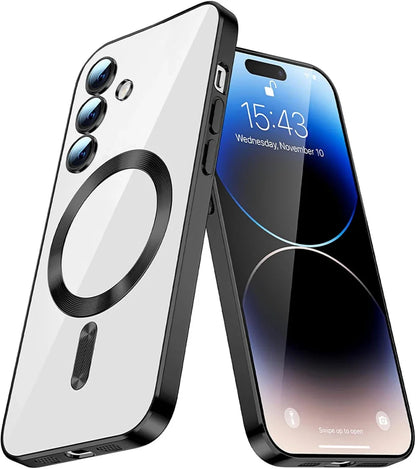 Cover Magsafe Magnetic Mirror Glow (Samsung Galaxy S26/S25/FE/S24/S23/Ultra/A56/A36/A26/A55/A54/A17/A07/A16/A35/A15/A14/A05)