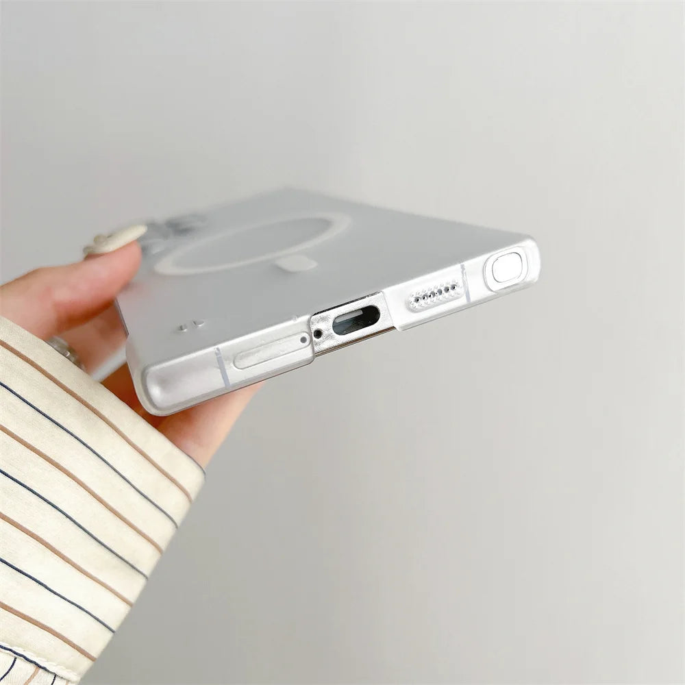 Cover Magsafe Crystal Air  S24, S25, S26/Ultra/Plus