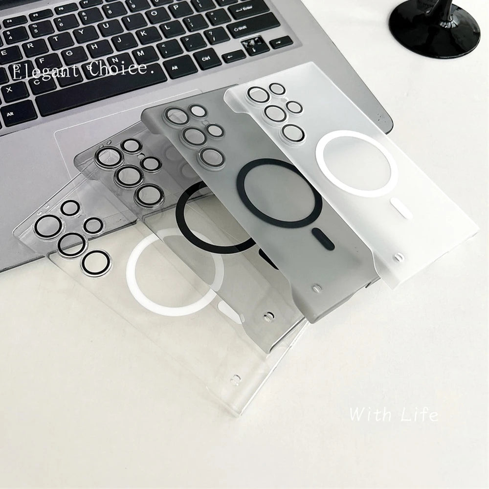 Cover Magsafe Crystal Air  S24, S25, S26/Ultra/Plus