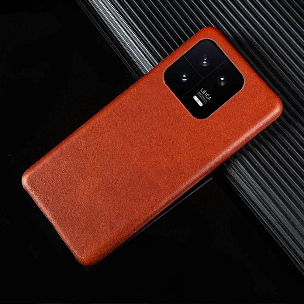 Cover Genuine Bovine Leather (Xiaomi 11/12/13/14/15/T/T Pro/Ultra/Pro Max/X6 Pro/X7 Pro)