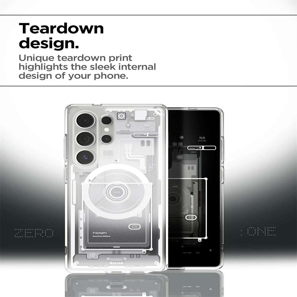 Cover Tech Skeleton For Samsung Galaxy S25 Ultra S26 S24 S23 Plus/Ultra
