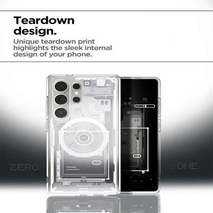 Cover Tech Skeleton For Samsung Galaxy S25 Ultra S26 S24 S23 Plus/Ultra