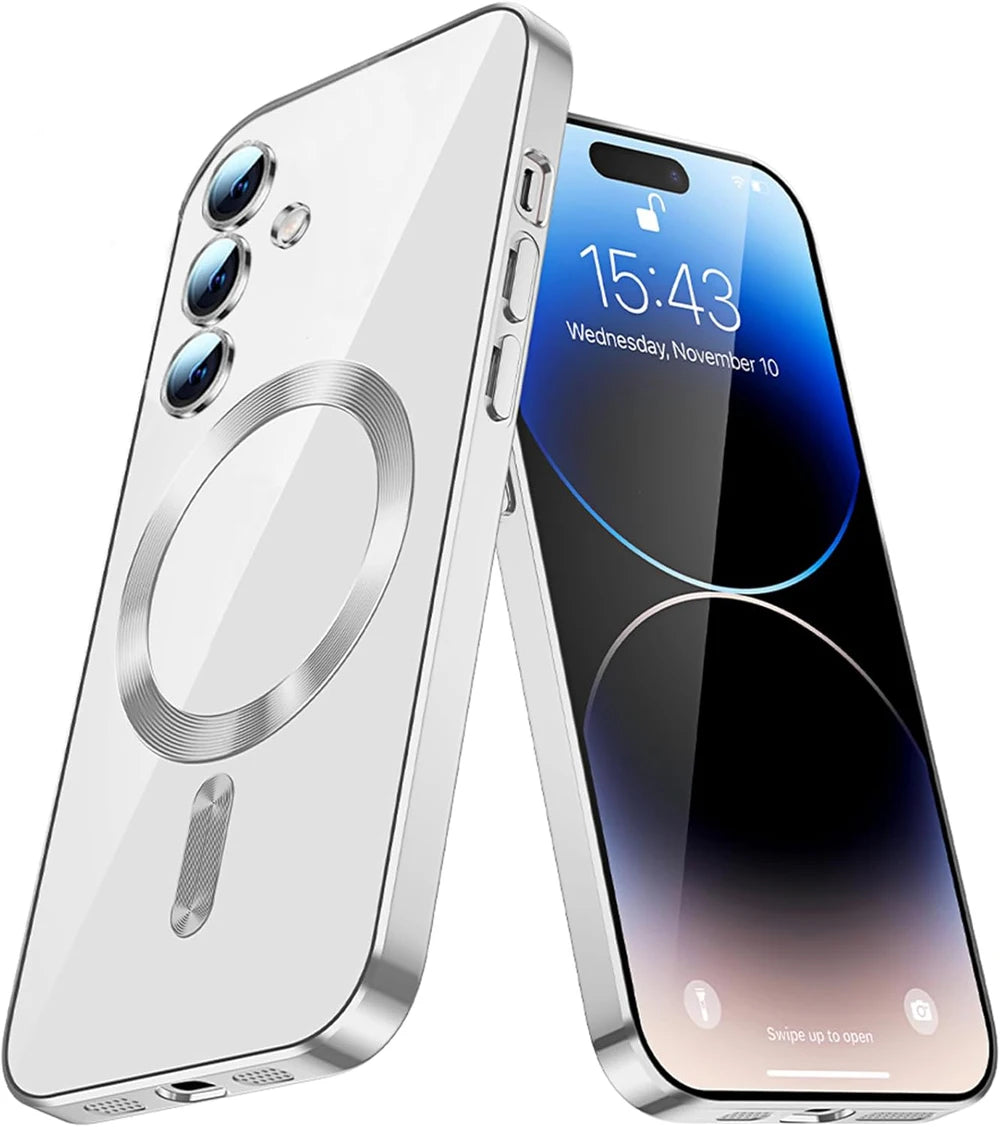 Cover Magsafe Magnetic Mirror Glow (Samsung Galaxy S26/S25/FE/S24/S23/Ultra/A56/A36/A26/A55/A54/A17/A07/A16/A35/A15/A14/A05)