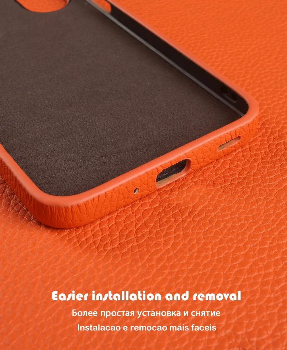 Cover Urban Luxe Wrapped (Genuine Leather Full) (Samsung Galaxy A17/A07/A26/A36/A56/A15/A53/A24)