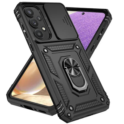 Cover Titan Ring Armor (Ring Holder & Lens Protect) (Samsung Galaxy S25FE/S25Edge/A17/A07/A56/A26/A36/A16/A06/S25FE)