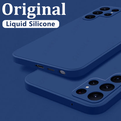 YISHANGOU - Cover Cloud Liquid Shell (Samsung Galaxy S22/S24/Ultra/S23/S20/S21FE/S25 Edge/A17/A52/A55/A53/A54/A56/S26/A37/A57)