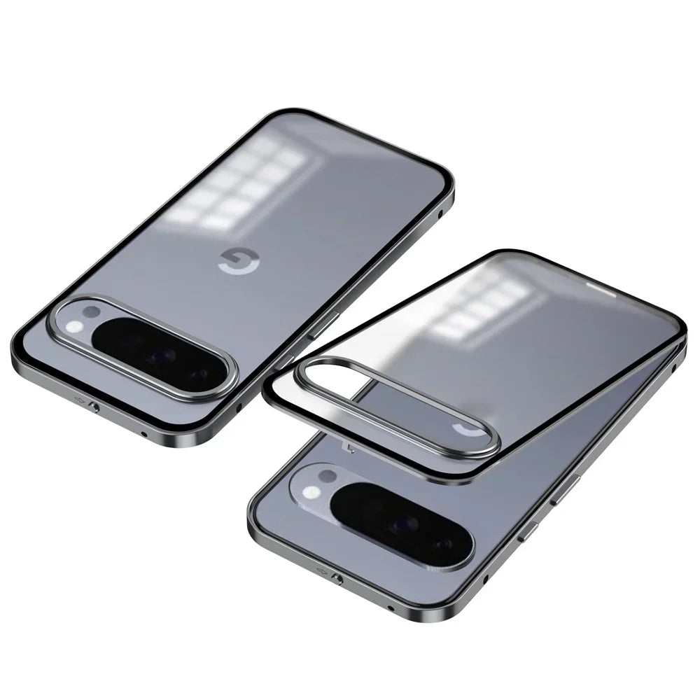 Cover con Telaio in Alluminio (Google Pixel 9/10 Pro/XL/9A/8/8A/7/7A)