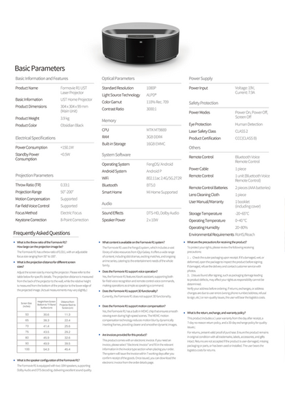 Formovie R1 Ust Laser Projector