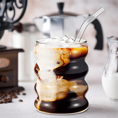 Can-Glass Cocktail Set (4 pezzi + Cannucce)