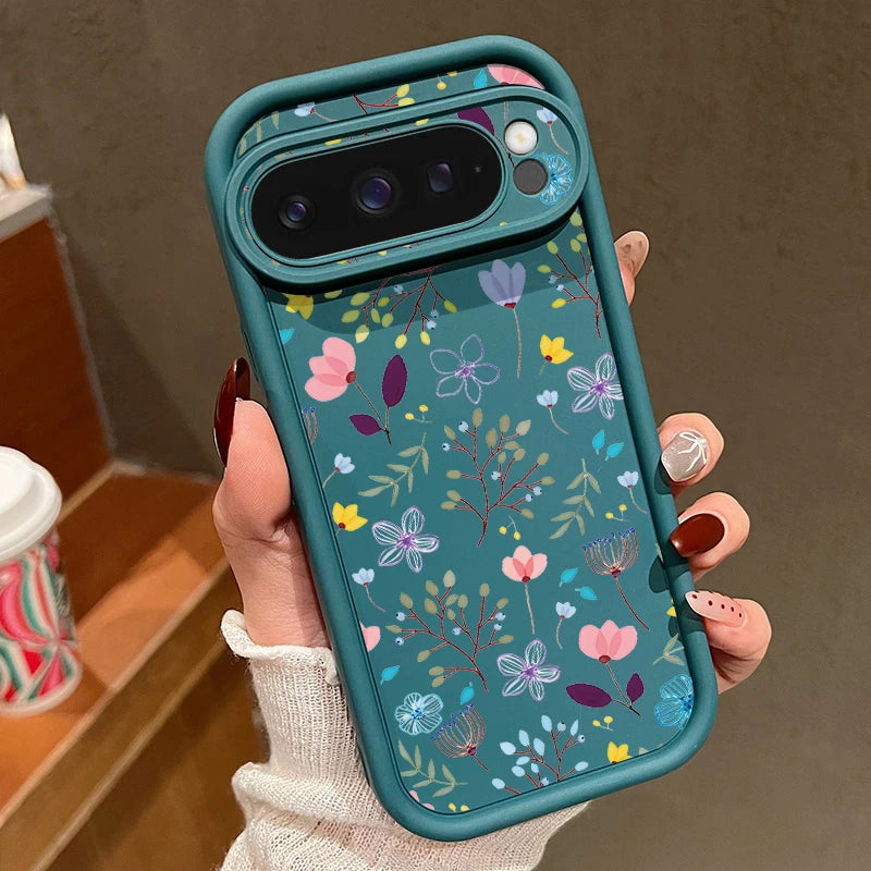 Cover Fantasia Floreale TPU (Google Pixel 10/8/7 Pro/10/9 Pro XL/9A/8A/7A/8 Pro)