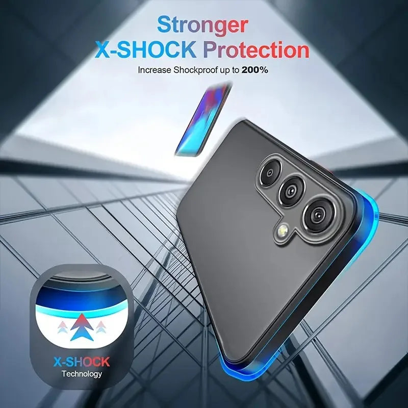 Cover Armor Shield Matte (Samsung Galaxy S26/S25/S24/S23/S25/Ultra/Plus)