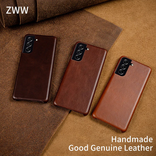 Cover Heritage Craft Leather (Hand Made) (Galaxy S21FE/S20/S20FE/S20 Plus)