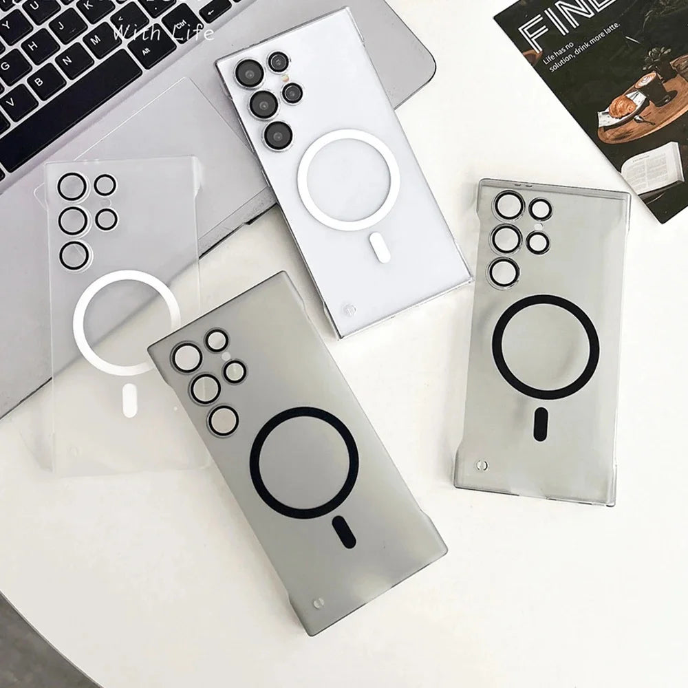 Cover Magsafe Crystal Air  S24, S25, S26/Ultra/Plus