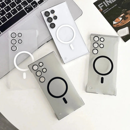 Cover Magsafe Crystal Air  S24, S25, S26/Ultra/Plus