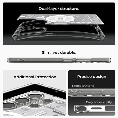 Cover Tech Skeleton For Samsung Galaxy S25 Ultra S26 S24 S23 Plus/Ultra