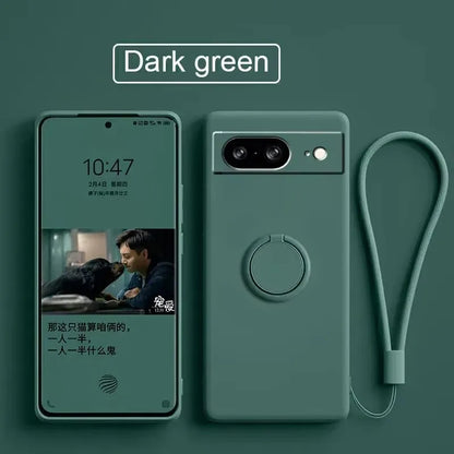 Cover in Silicone con Supporto (Google Pixel 6/6A/7/7A/8/8A/9/9A/10 Pro XL/10Pro)
