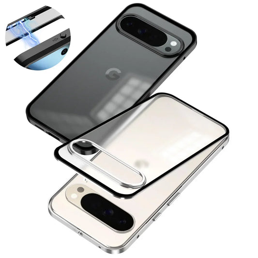 Cover con Telaio in Alluminio (Google Pixel 9/10 Pro/XL/9A/8/8A/7/7A)