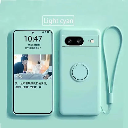 Cover in Silicone con Supporto (Google Pixel 6/6A/7/7A/8/8A/9/9A/10 Pro XL/10Pro)