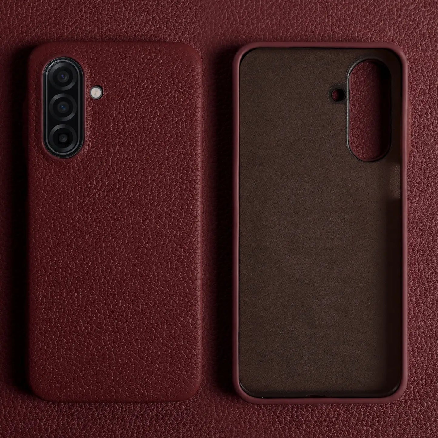 Cover Urban Luxe Wrapped (Genuine Leather Full) (Samsung Galaxy A17/A07/A26/A36/A56/A15/A53/A24)