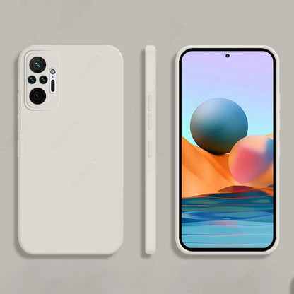 Cover Square Soft Silicone (Redmi Note 10 Xiaomi/10 Pro/Max/10S/1O/10 S)