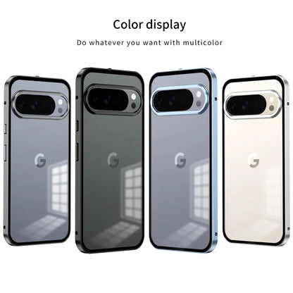 Cover con Telaio in Alluminio (Google Pixel 9/10 Pro/XL/9A/8/8A/7/7A)