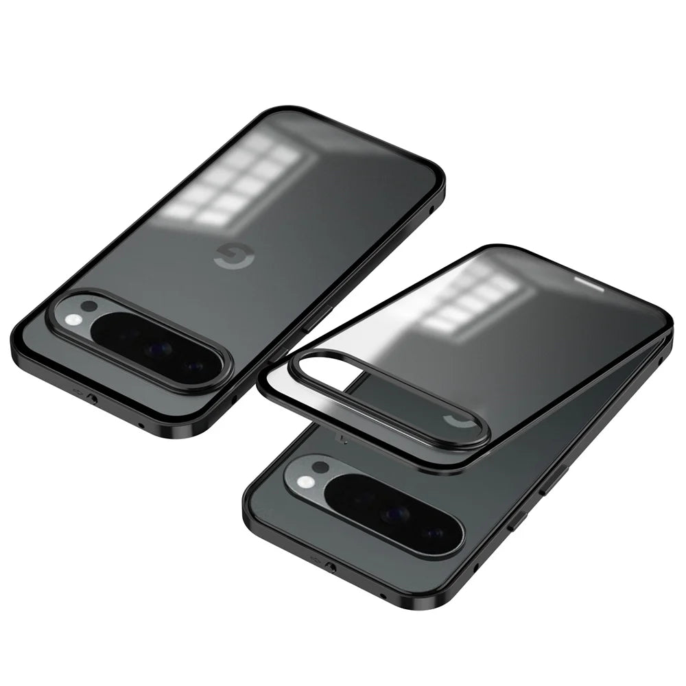 Cover con Telaio in Alluminio (Google Pixel 9/10 Pro/XL/9A/8/8A/7/7A)