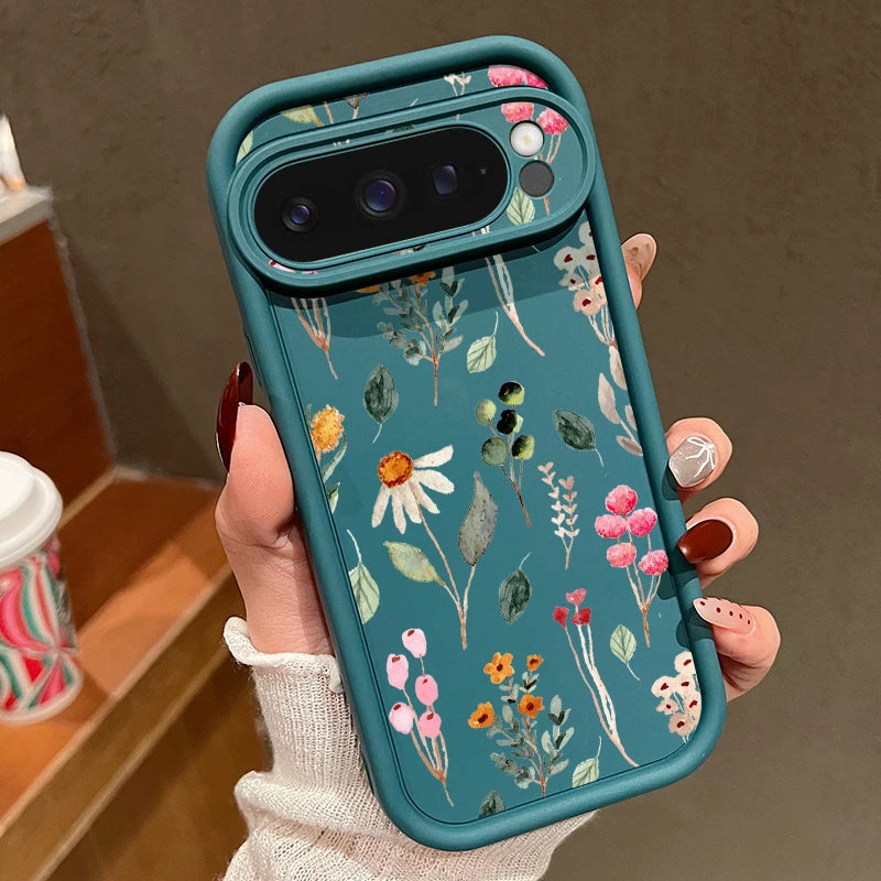 Cover Fantasia Floreale TPU (Google Pixel 10/8/7 Pro/10/9 Pro XL/9A/8A/7A/8 Pro)