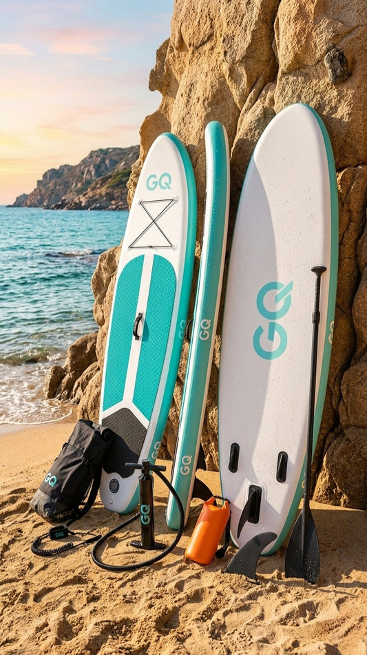 Tavola da SUP Gonfiabile GQ 290 cm – Kit Stand Up Paddle Completo con Accessori