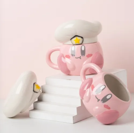 Tazza Mug Anime Kawaii - Kirby Pink Chef Edition