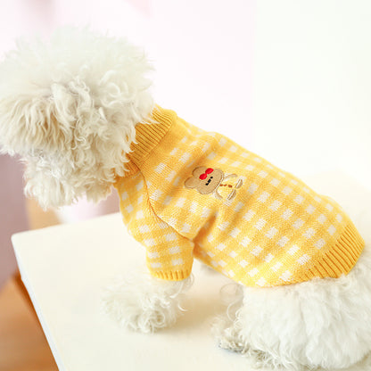 Maglione a Trama Cava con Bowknot Elegante (XS-XL)