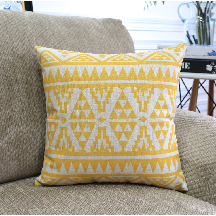Cuscino Arredo Nordic Color a Trama Geometrica