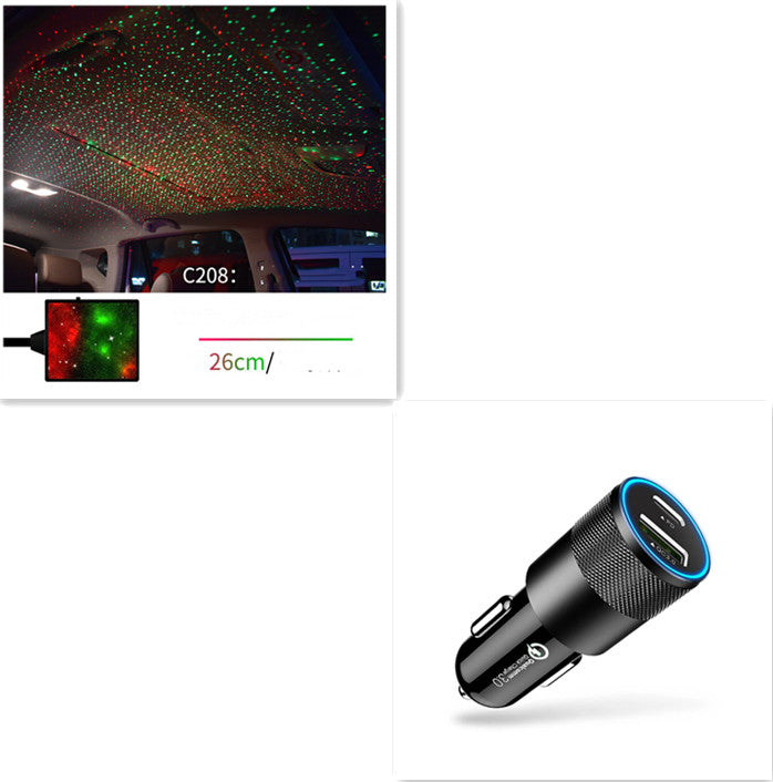 USB Star-Party Light: Atmosfera Auto & Casa