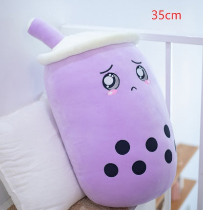 Boba Tea Plush – Cuscino Peluche a forma di Tazza Bubble Tea
